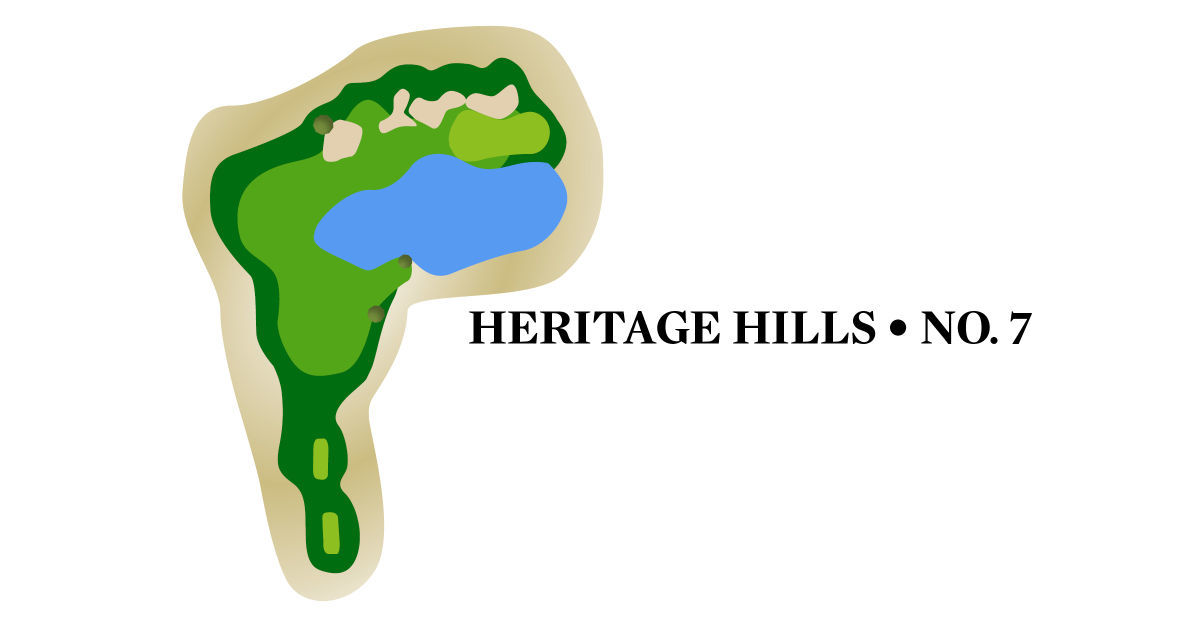 No. 7 at Heritage Hills (par-4, 355 yards)